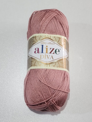 Моток Alize Diva 354 Пыльная Роза 350 м 100 г