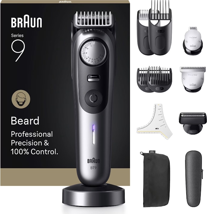 Braun триммер BT9560 черный, серебряный