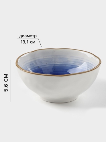Миска Доляна 13.1х13.1 см, фарфор, 1 шт