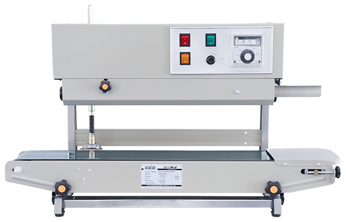 Запайщик пакетов Hualian Machinery DBF-900V LOW COST Роликовый (конвейерный) запайщик