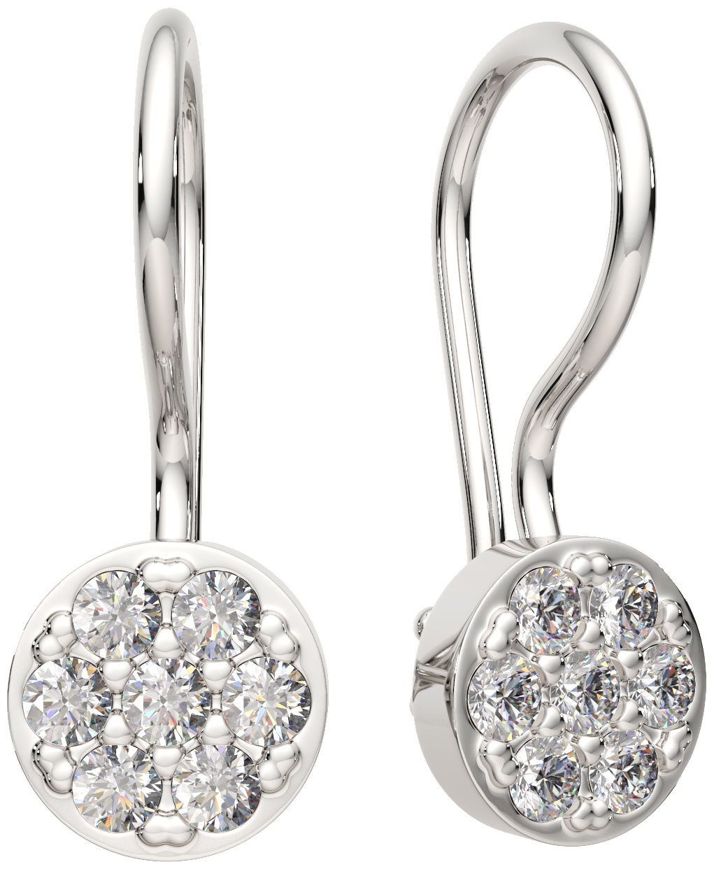 Серьги Lucente Silver ZO-03101843.ZZ вес 0.64 г серебро, фианит