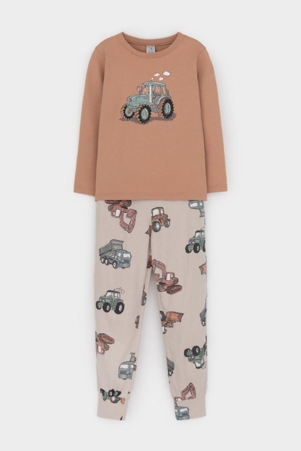 Пижама Crockid коричневый