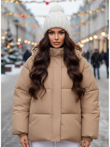 Демисезонная куртка MAXADORRE бежевый