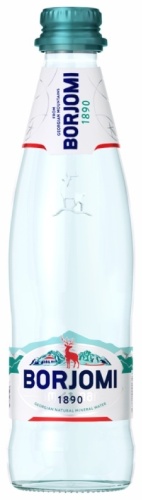 Вода минеральная Borjomi газированная 0.33 л