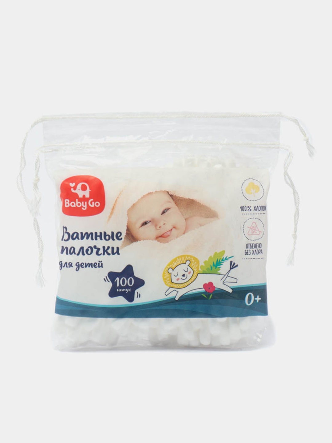Baby Go ватные палочки NN-081-F100 100 шт