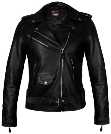 Кожаная куртка RockMerch черный