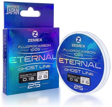 Леска ZEMEX флюоркарбоновая 4919944000044 0.18 мм прозрачный