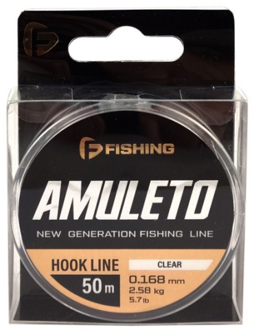 F-Fishing монофильная леска FAMC-0168 0.168 мм прозрачный