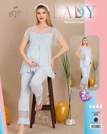 Комплект LADY HOME голубой, светло-голубой