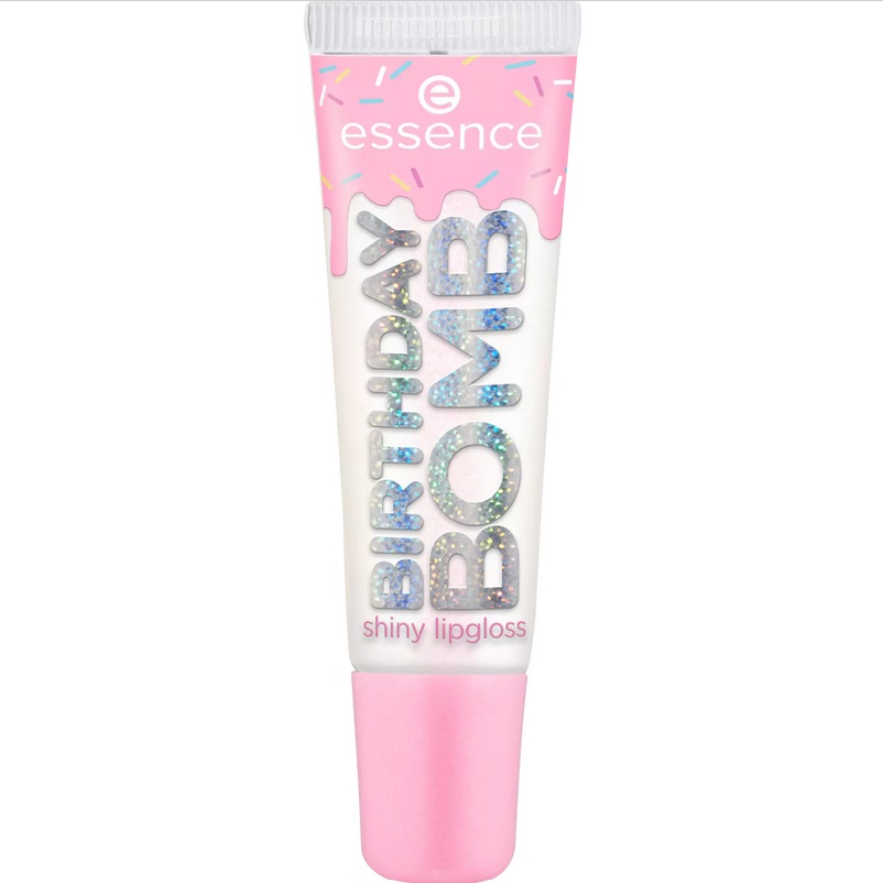 Essence Блеск для губ Birthday Bomb shiny lipgloss блеск для губ 01 Cake My Day