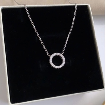 SAHIR Нежный колье Sahir Silver 925s длина 45 см, вес 3.2 г серебро, плетение отсутствует