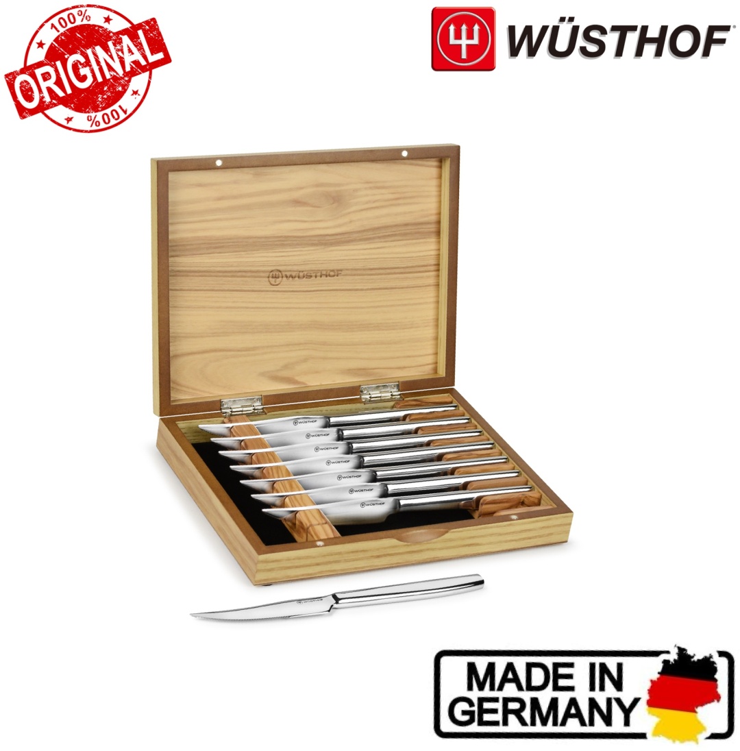 Для мяса WUSTHOF Steak Knife Set , лезвие: углеродистая сталь 8 шт