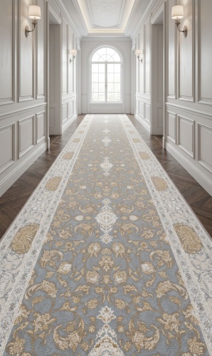 Ковровая дорожка Bal Carpet короткий ворс, хлопок, полиэстер, 80 см x 2.5 м