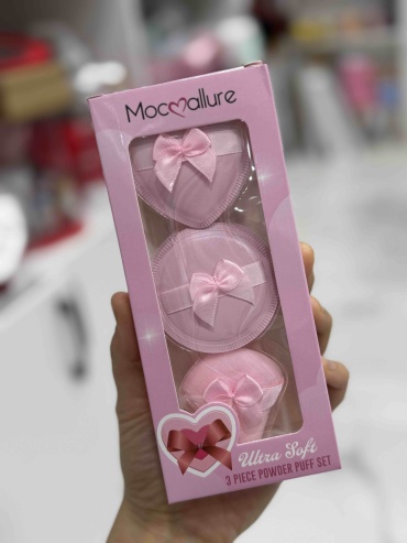 Mocallure спонж плоский полиуретан, гидрофильный полиуретан 3 шт