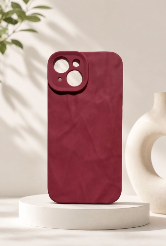 Чехол для Apple iPhone 14 Plus, iPhone 15 Plus бордовый