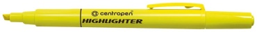 Маркер Centropen 8722/1, 1 шт, 1 мм, желтый
