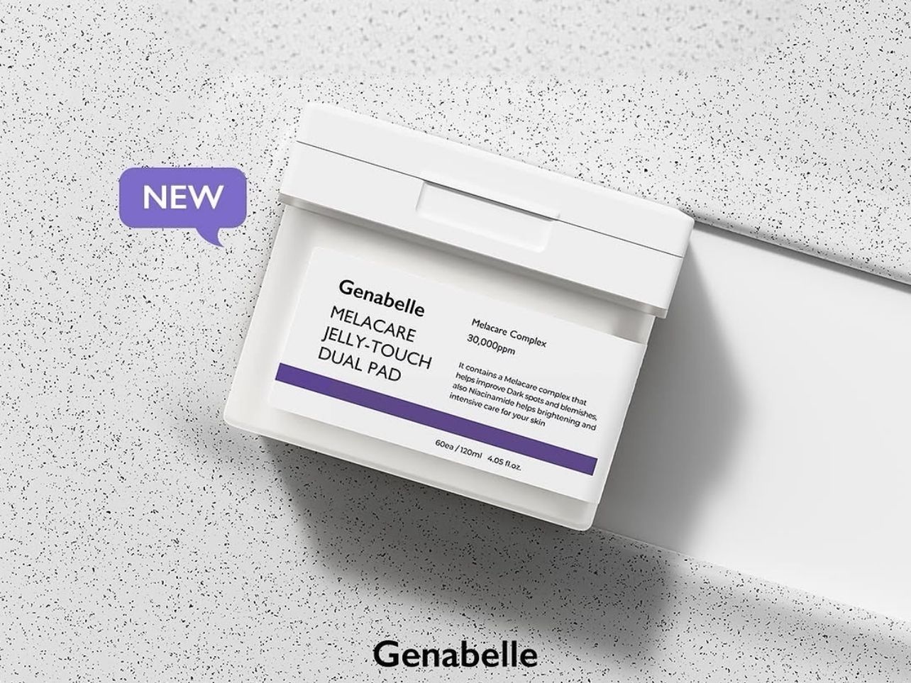 Genabelle тонер Melacare Jelly-Touch Dual 60 шт