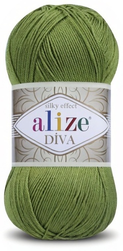 Моток Alize Diva 210 - Зеленый 350 м 100 г