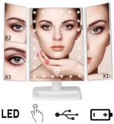 Sulim зеркало настольное косметическое Белый 35//25