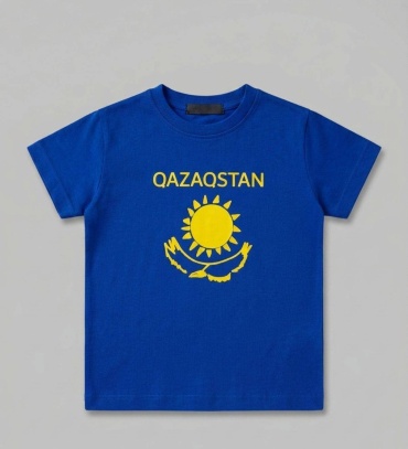 Футболка Qazaqstan синий