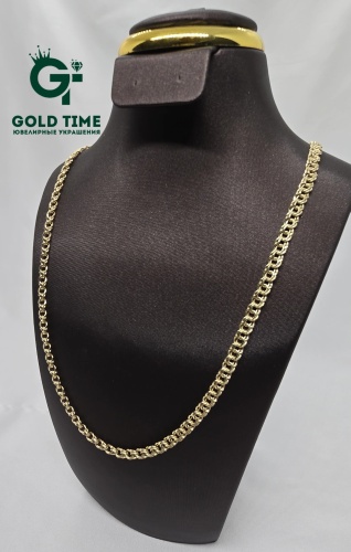 GOLD TIME 363831007 длина 55 см, вес 9 г золото, плетение бисмарк