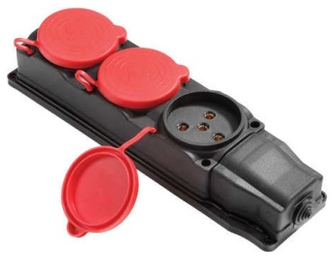 Horoz Electric силовая розетка 380 В 25А, 800.400.010