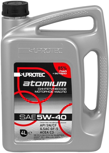 Синтетическое Suprotec Atomium 5W-40 4 л