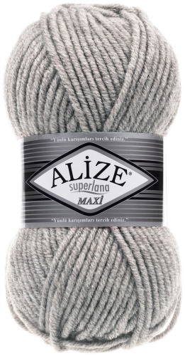 Моток Alize Superlana Maxi 207 - Светло-коричневый меланж 100 м 100 г