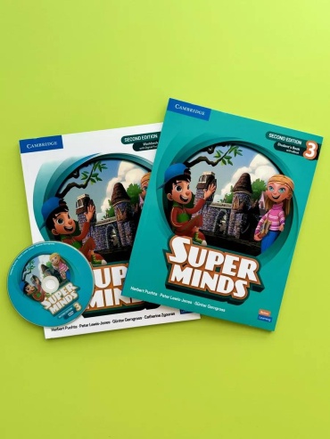 Учебник Herbert Puchta, Peter Lewis-Jones, Gunter Gerngross: Super Minds 3 Second Edition Student's Book + Workbook