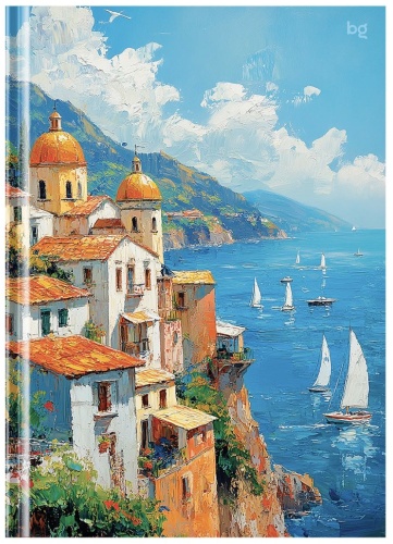 Блокнот BG Горы у моря, A5, 80 л, мультиколор