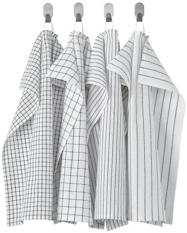 Набор полотенец IKEA 60x45 см, хлопок, 4 шт,