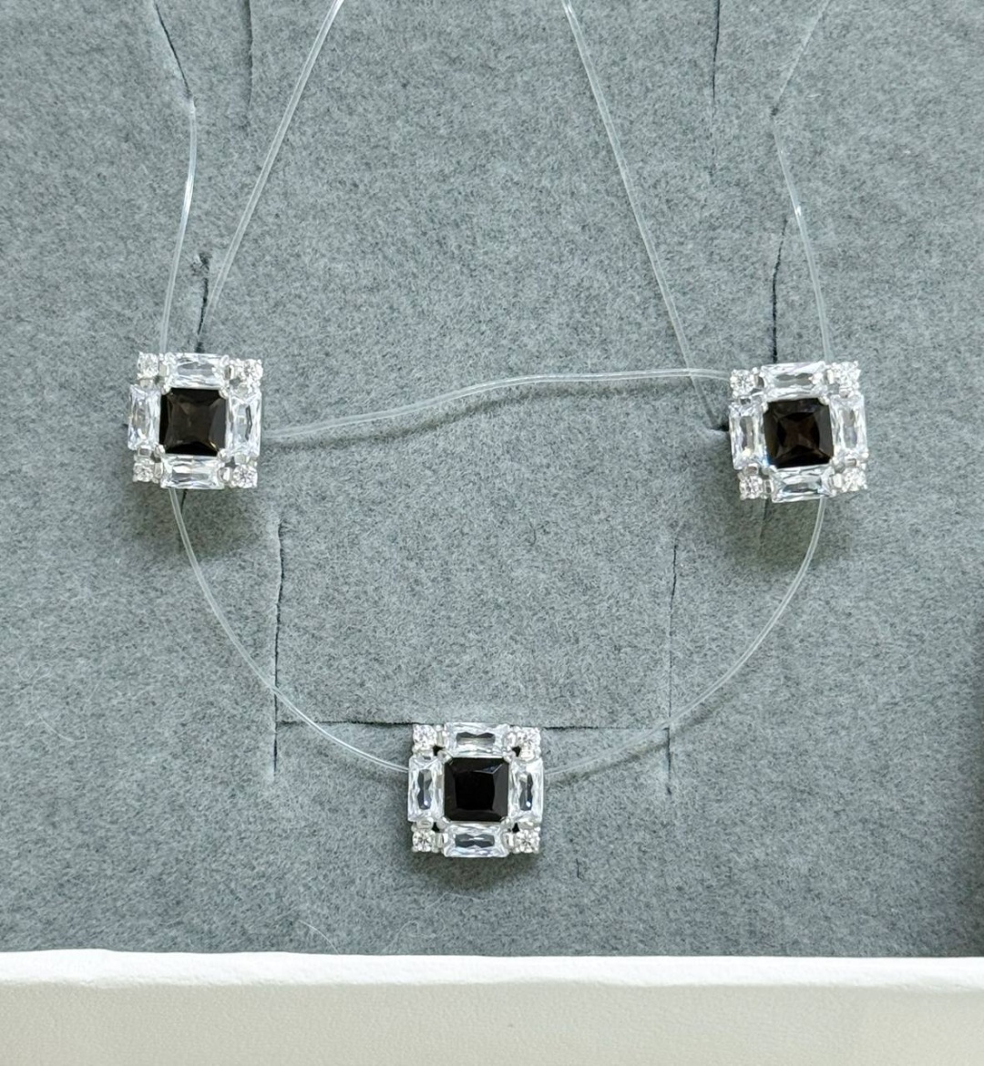 AQUAMARINE 45033901 вес 4.38 г серебро, кварц, фианит