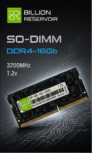 BILLION RESERVOIR BR-NB-16G-3200 BR-4NB16GB32003078 16 Гб
