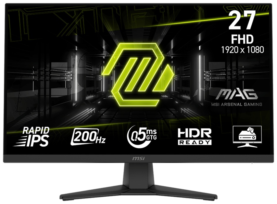 Монитор 27" MSI MAG 272F черный