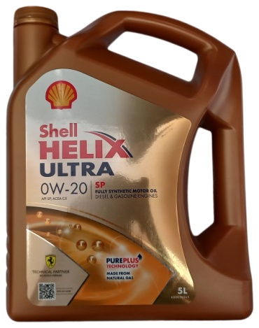Синтетическое SHELL Ultra SP 0W-20 5 л