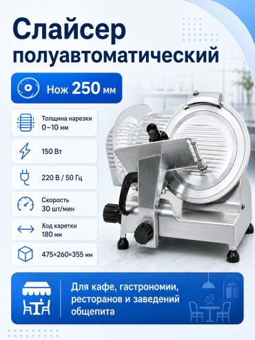 Слайсер 30383817_967313145, нерж.сталь
