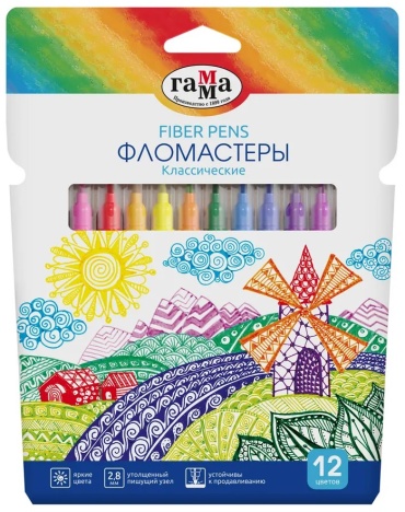 Фломастер 12 шт