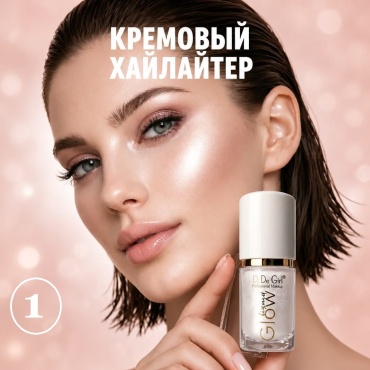 DoDo Girl Liquid glow крем-хайлайтер 1 белый жемчуг