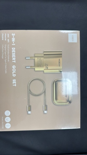 Moxom 3-IN-1 DESERT GOLD SET USB Type-C 25 Вт золотистый