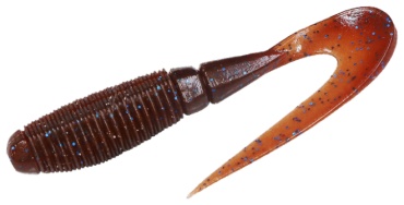 Мягкая приманка Jackall Мягкая приманка Jackall Rhytm Grub 3" cola bluegill 5 шт