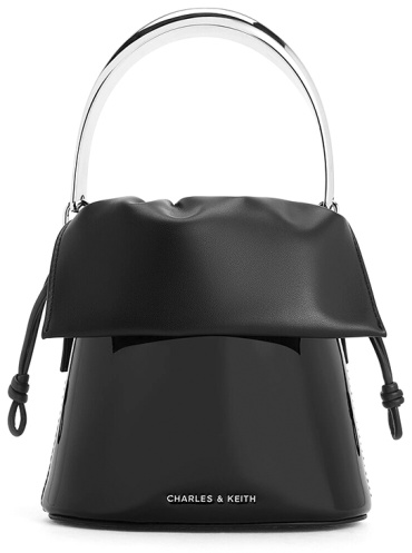 Сумка кросс-боди Charles & Keith искусственная кожа черный