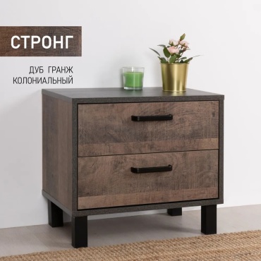 Тумба 30217639_686799324, 52x45x33 см, темно-коричневый