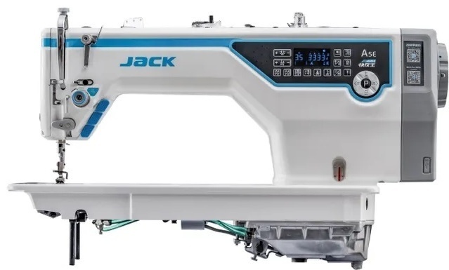 Швейная машина Jack JK-A5E-A белый, голубой