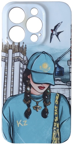 Чехол Smart для Apple iPhone 15 Pro рисунок