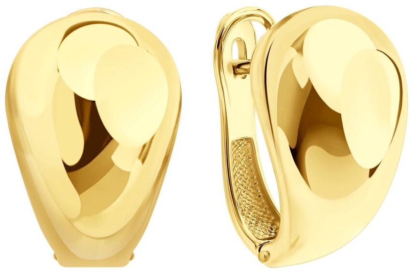 Серьги SOKOLOV 93022557 вес 5.91 г серебро, без вставок