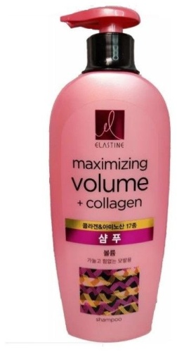 Elastine Maximizing Volume + Collagen шампунь 680 мл