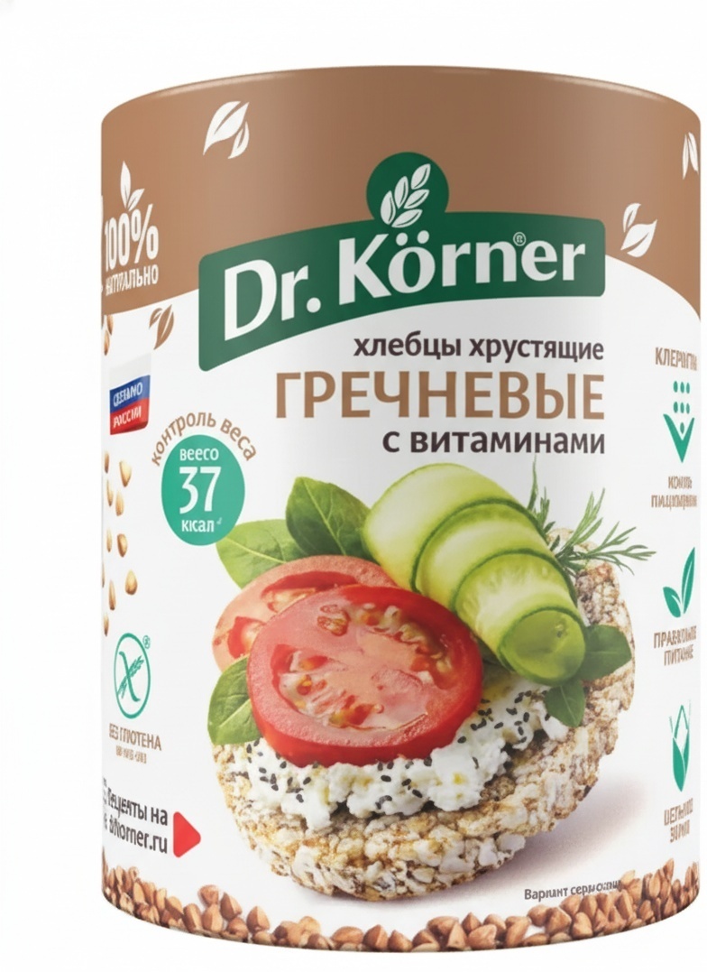 Dr.Korner Гречневые с витаминами 100 г