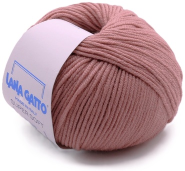 Моток Lana Gatto Super Soft (14393) пыльная роза 125 м 50 г