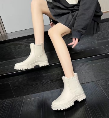 Резиновые сапоги Fashion бежевый