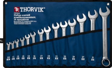 Thorvik набор ключей комбинированный 10-32 мм CWS0014, 14 шт